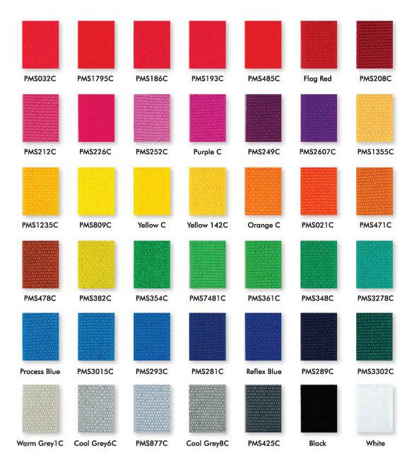 織帶常見顏色